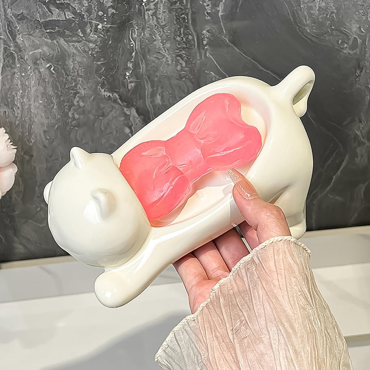 Cartoon Animal Shape Soap Dish Holder (1 Pc)