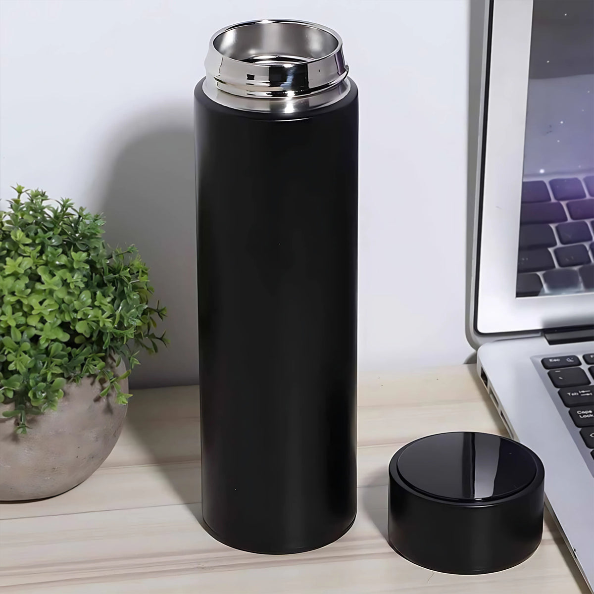 Black Vacuum Insulated Water Bottle (1 Pc 500ml)