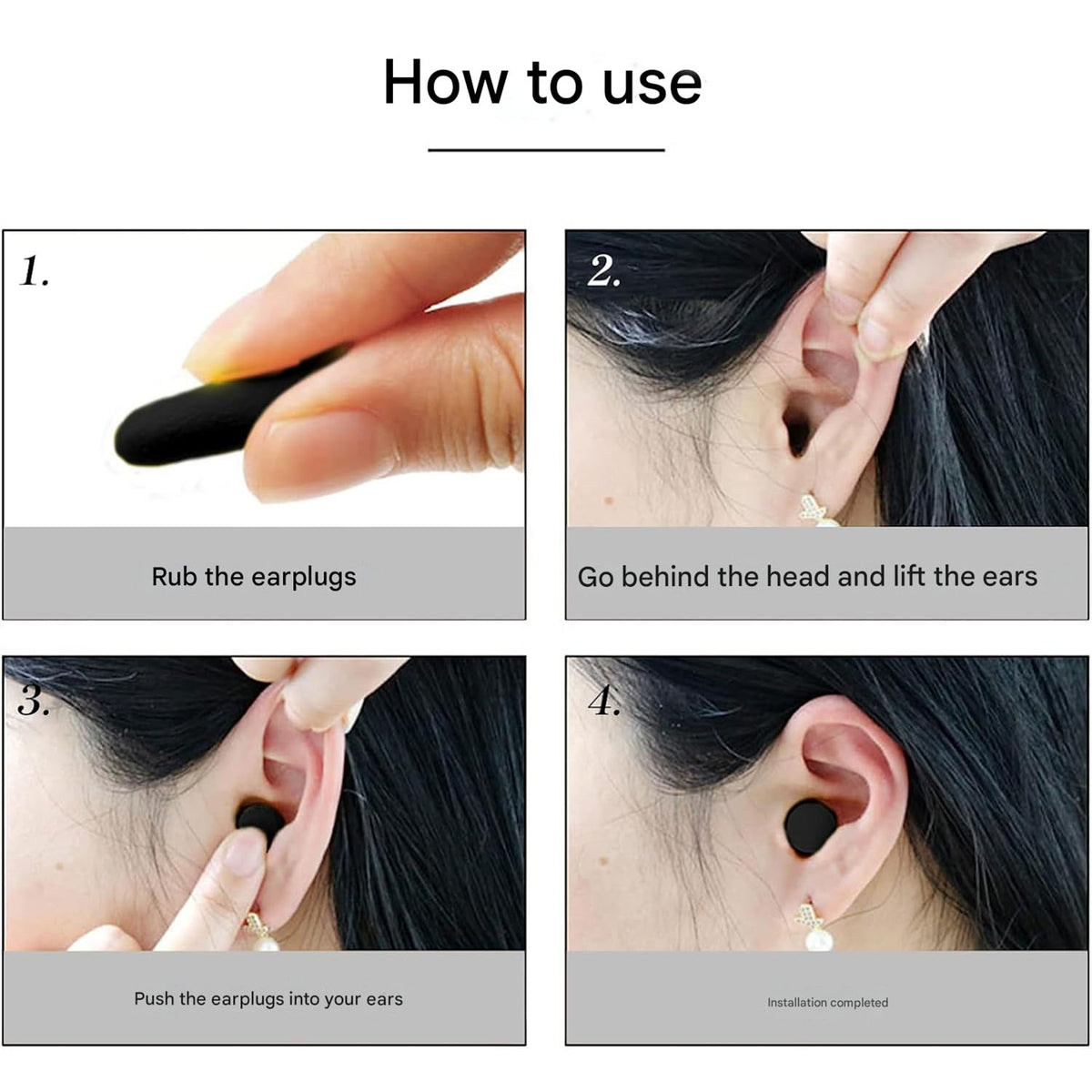 Soft Noise Reduction Ear Plugs (1 Pair)