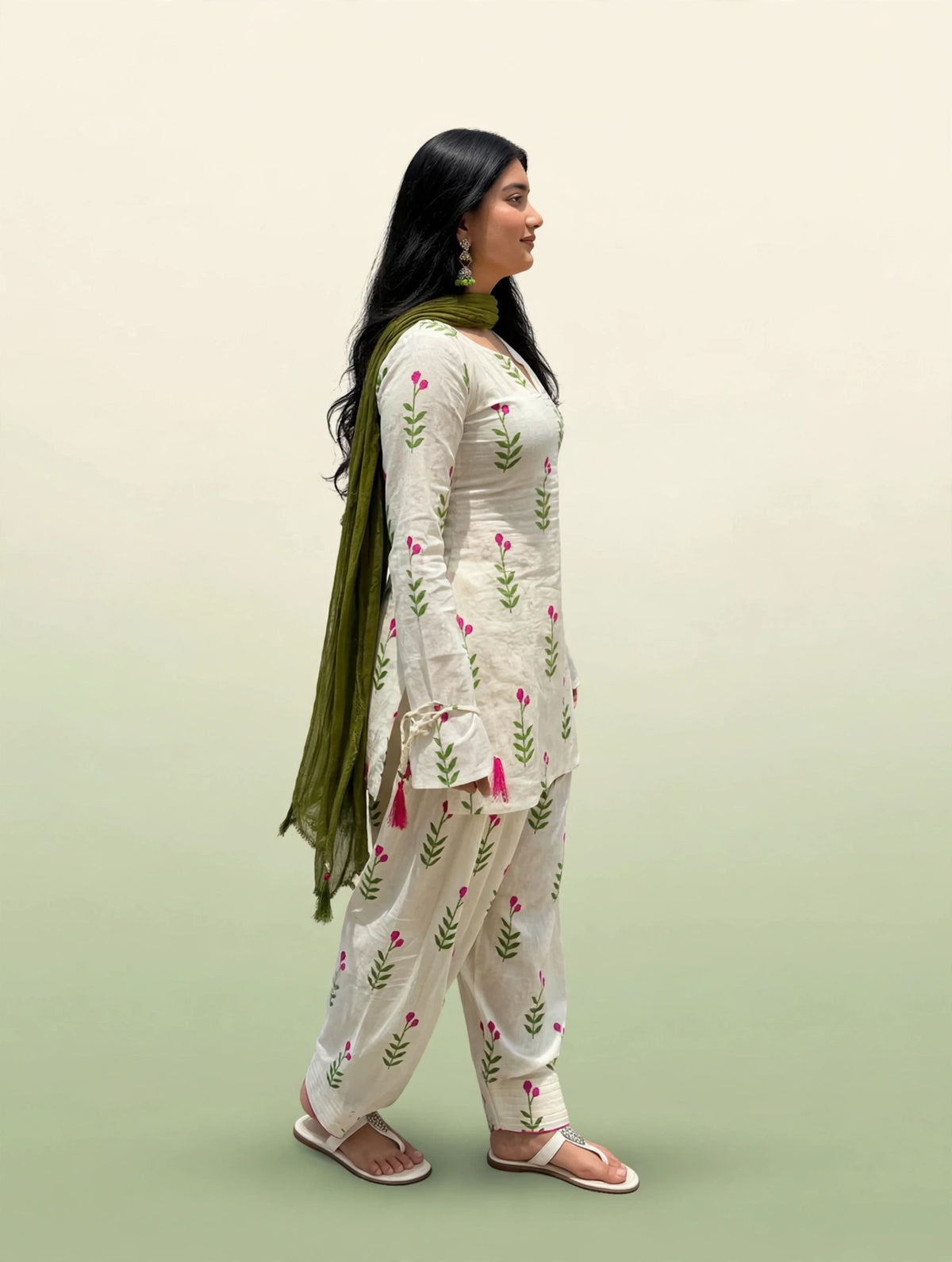 Farshi Salwar Suit 3 Pcs Set