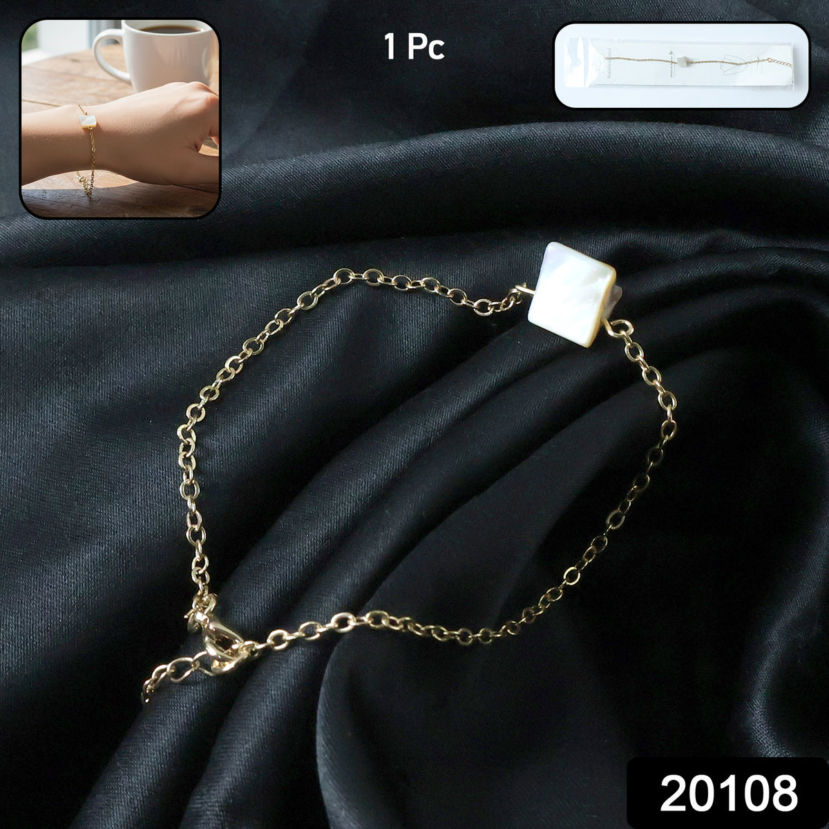 Premium Elegant Adjustable Chain Bracelet (1 Pc Mix Design)