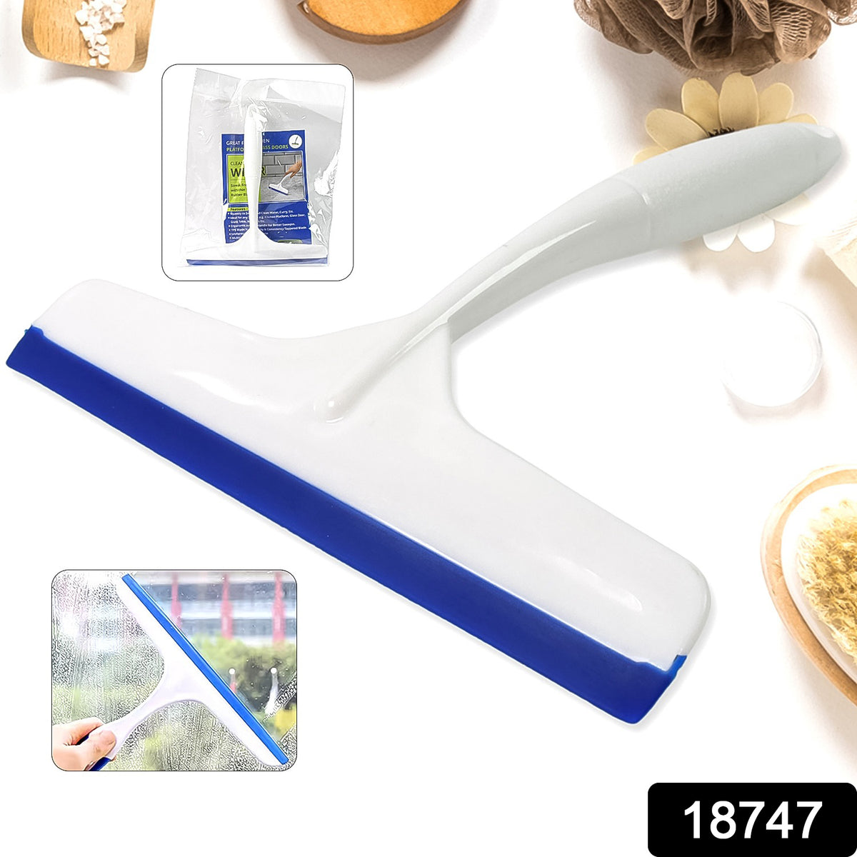 Plastic Kitchen Wiper (White 1 Pc)