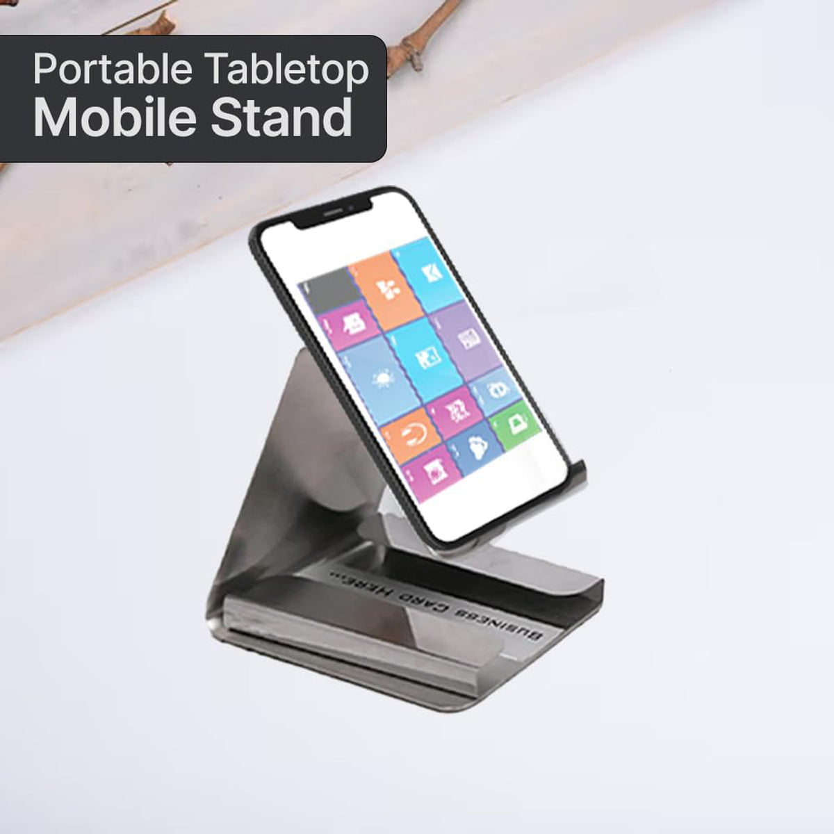 Premium Small Desktop Mobile Phone Stand Holder For Smartphones (1 Pc)