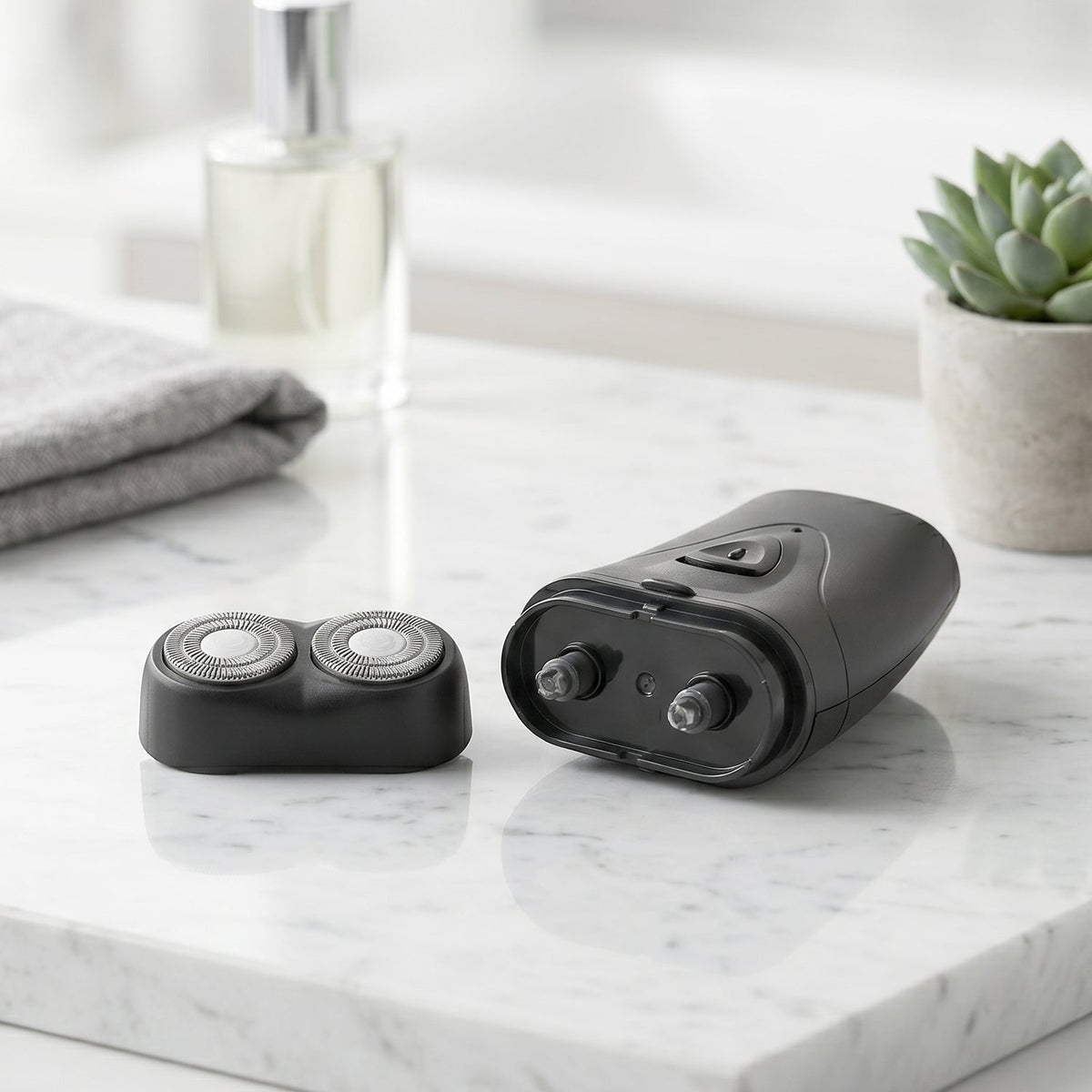 Portable Electric Shaver For Men Compact Rechargeable Cordless