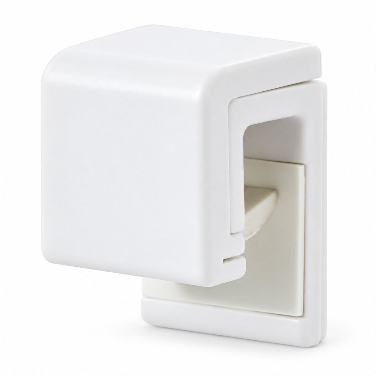 Plastic Wall Mounted Push Type Towel Holder For Bathroom Kitchen And Home Uses