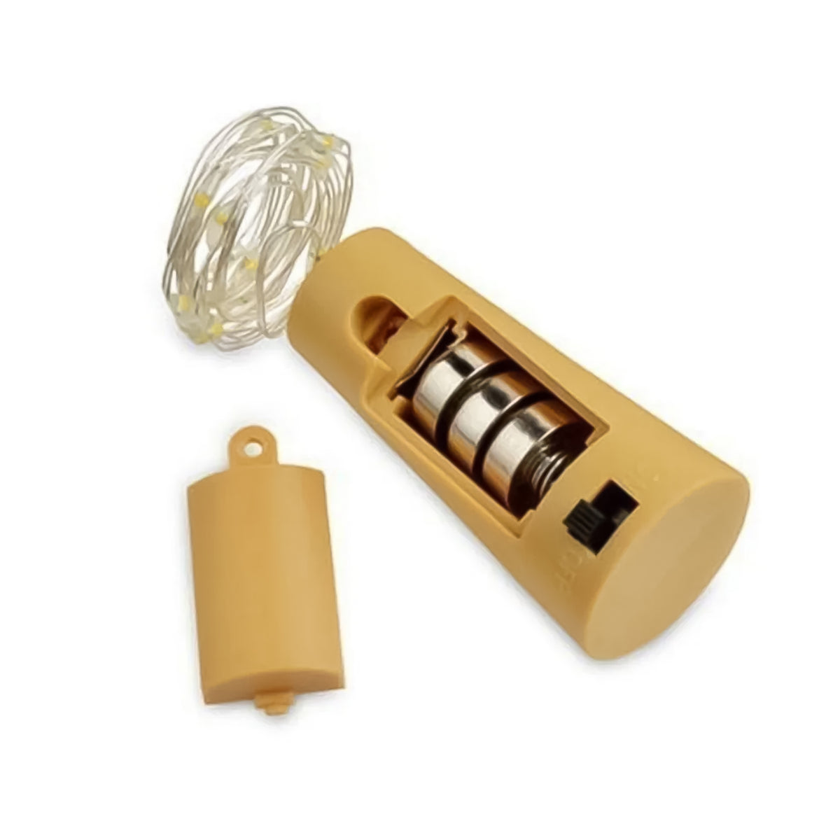 Wine Bottle Cork String Light Multi Led 2m Cable Length Copper Wire Battery Operated (Multicolor Light 1 Pc)