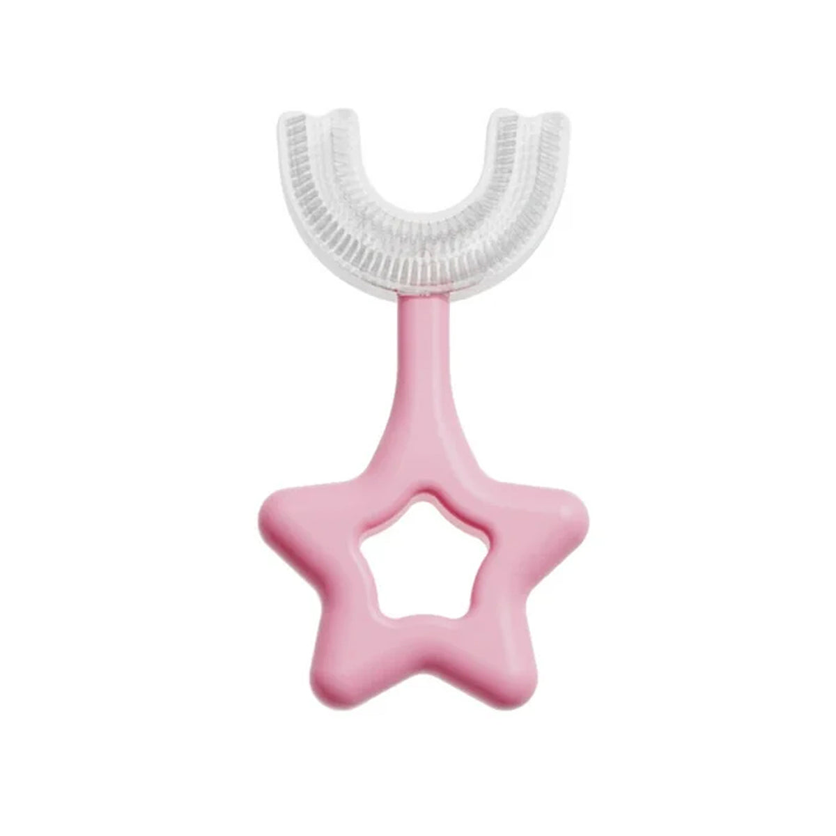 Star U-shape Silicone Manual Toothbrush (1 Pc)