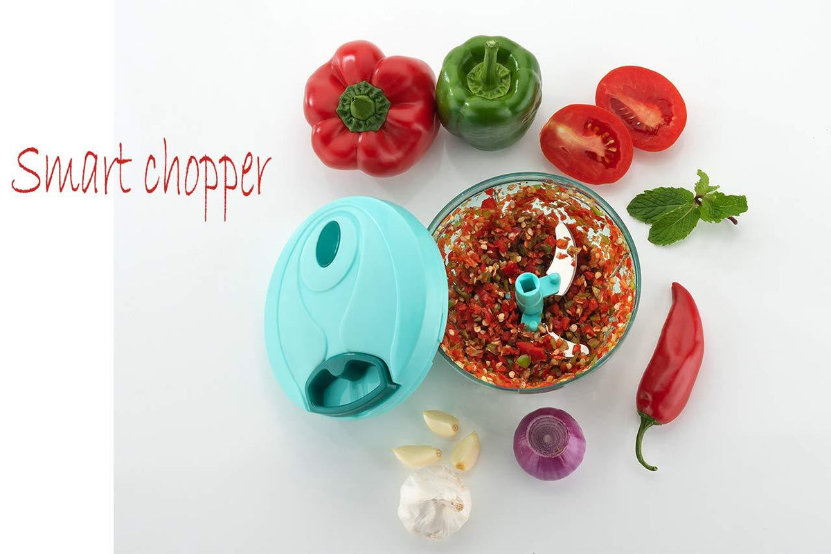 080 Manual Food Chopper Compact  Powerful Hand Held Vegetable Chopperblender