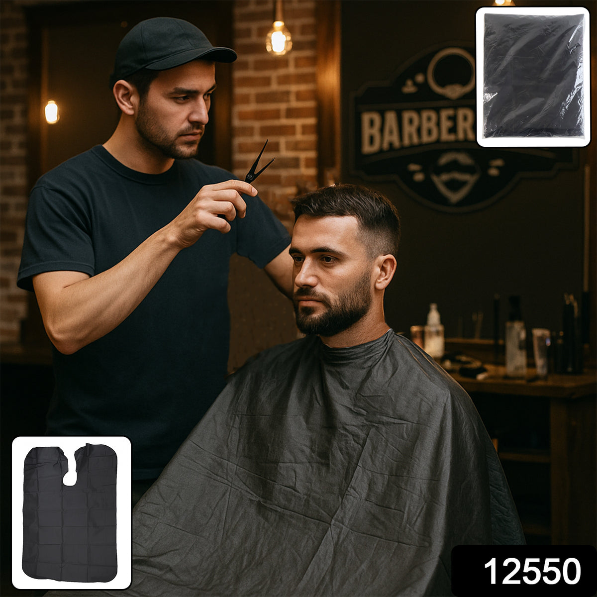 Professional Hair Cutting Cape For Salon  Home Use (1 Pc)