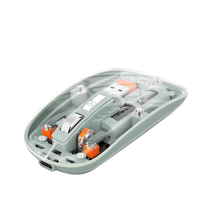 Mouse Design Types Transparent Mouse Rechargeable Mouse High-end 1600 Moving Speed Adjust ...