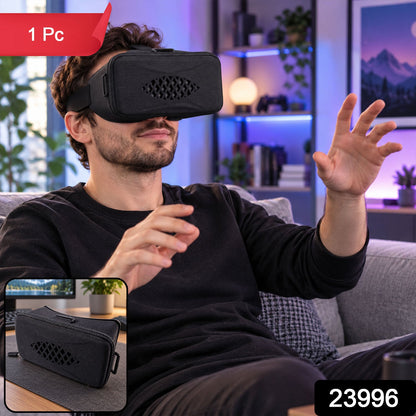 3d Virtual Reality Smartphone Headset With Dual Lenses And Focus Control Without Belt (1 Pc)