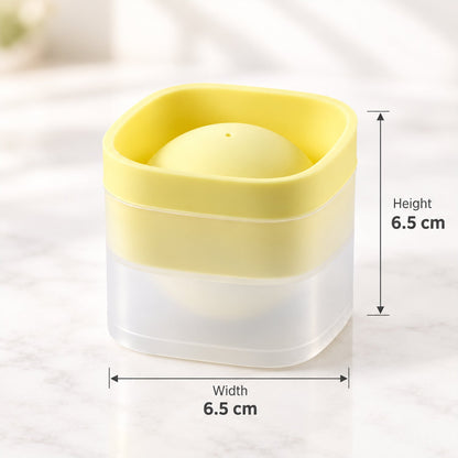 Ice Ball Mold With Removable Lid For Round Drink Ice Cubes (1 Pc)