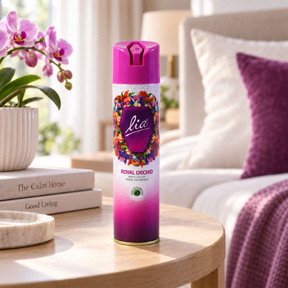 Royal Orchid Room Freshener Aerosol Spray For Home And Office Use (1 Pc 224 Ml)