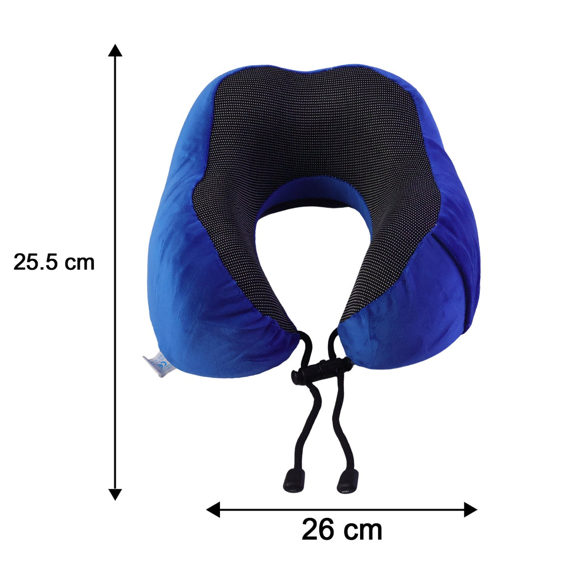 U Shaped Travel Neck Pillow With Adjustable Closure For Comfortable Trips (1 Pc)
