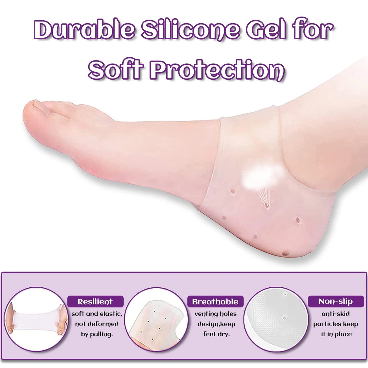 Kid Silicone Heel Protectors (1 Pair)