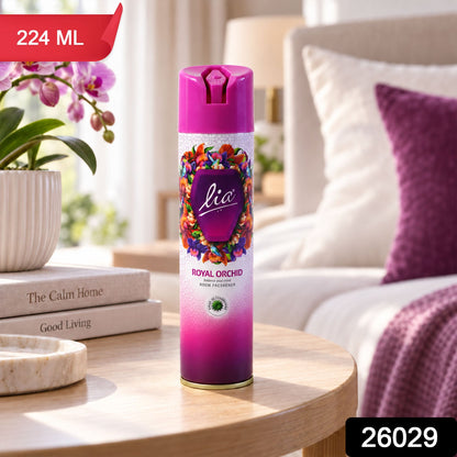 Royal Orchid Room Freshener Aerosol Spray For Home And Office Use (1 Pc 224 Ml)
