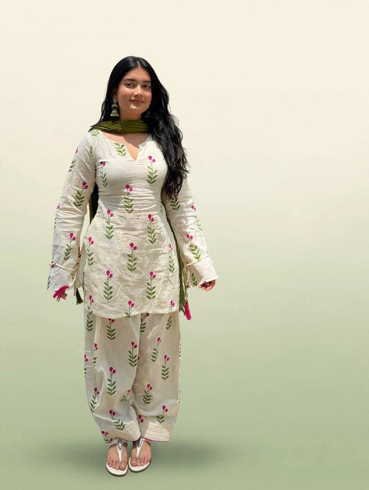 Farshi Salwar Suit 3 Pcs Set