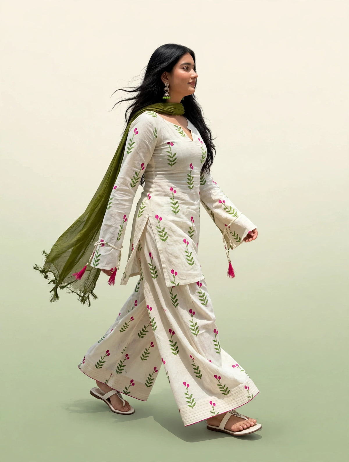 Farshi Salwar Suit 3 Pcs Set