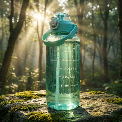 2 Litre Large Capacity Leakproof Sports Water Bottle (1 Pc)