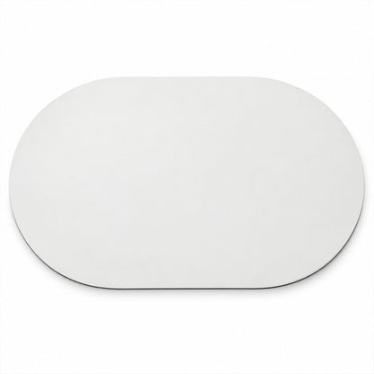 Decorative Rounded Floor Mat With Textured Surface For Home (1 Pc 60x40 Cm)