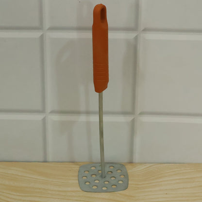 Stainless Steel Potato Masher With Plastic Handle For Pav Bhaji And Vegetables (1 Pc)