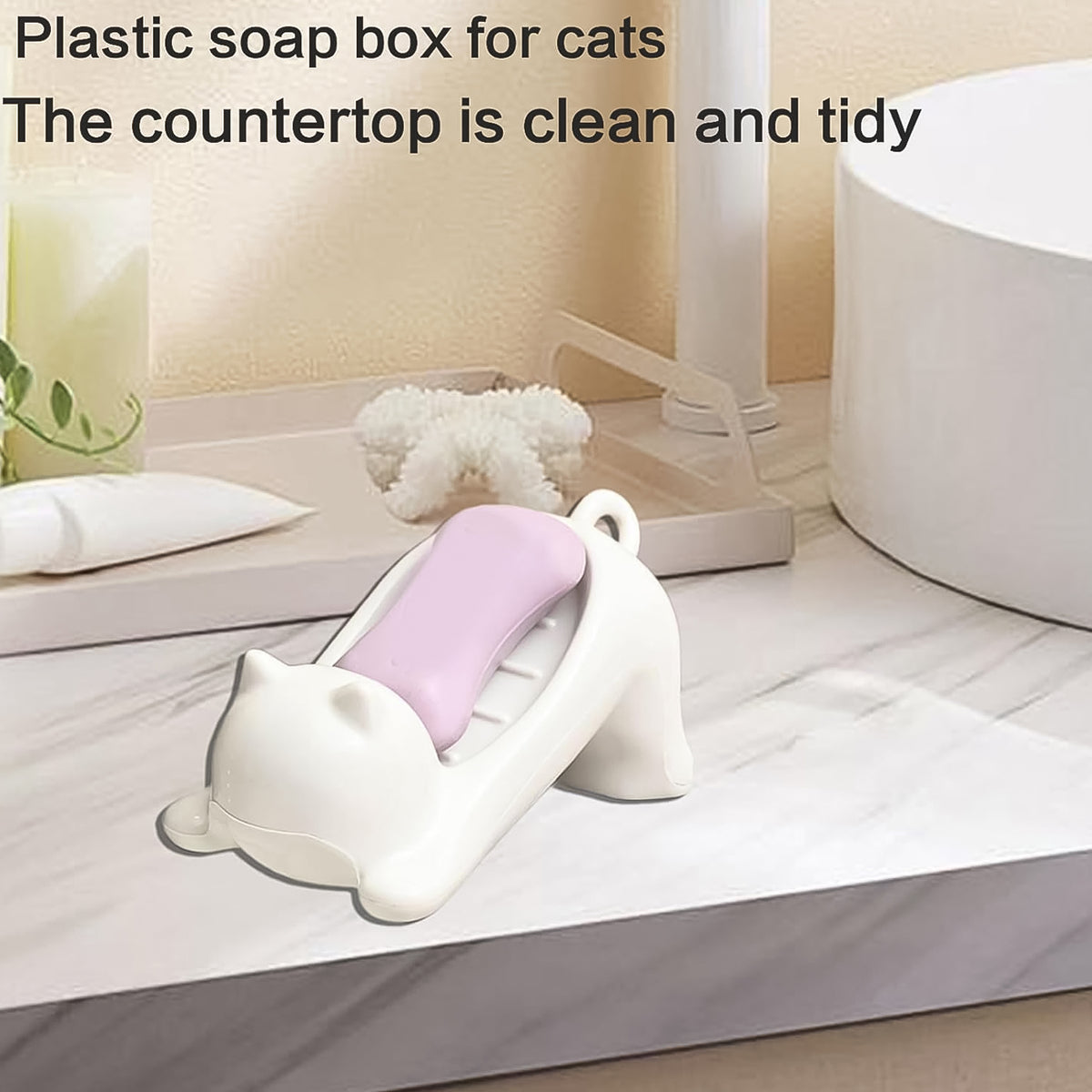 Cartoon Animal Shape Soap Dish Holder (1  Pc)