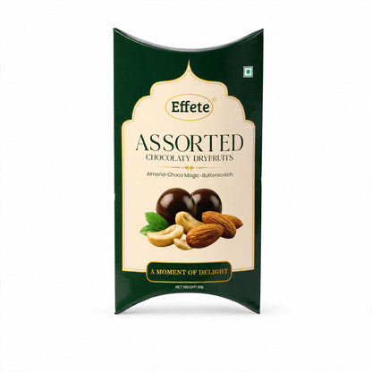 Assorted Chocolaty Dryfruits  Almond Choco Magic  Butterscotch 60g
