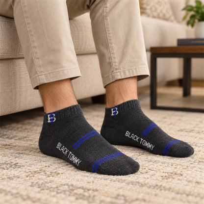 Soft Stretchable Knitted Ankle Socks For Everyday Casual Wear (3 Pair)