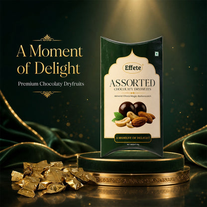 Assorted Chocolaty Dryfruits  Almond Choco Magic  Butterscotch 60g