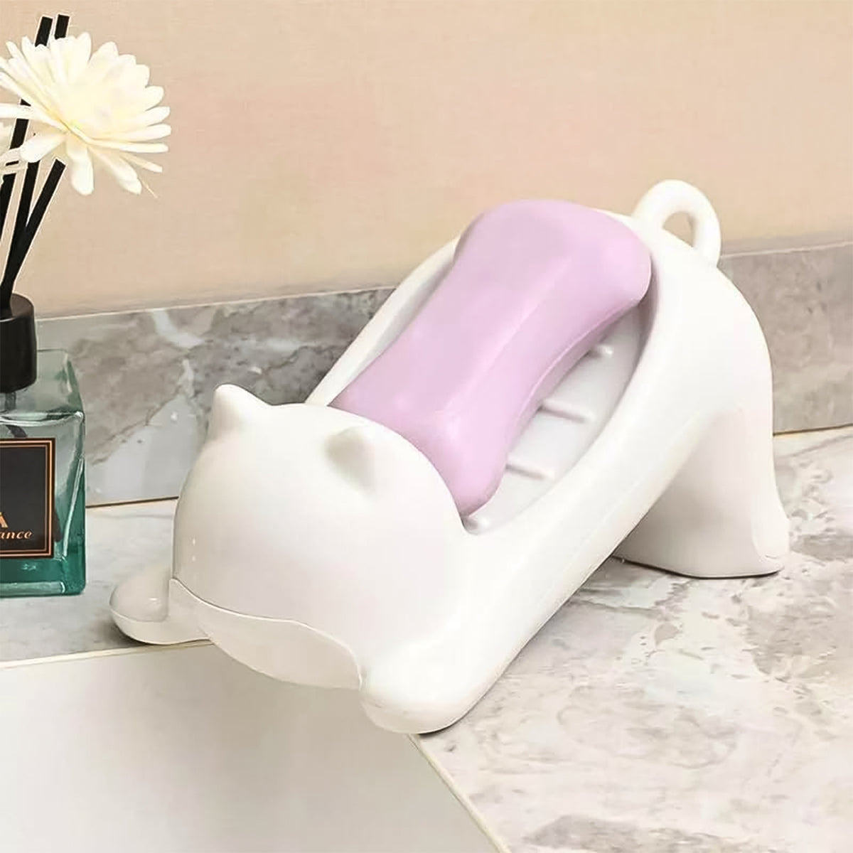 Cartoon Animal Shape Soap Dish Holder (1  Pc)