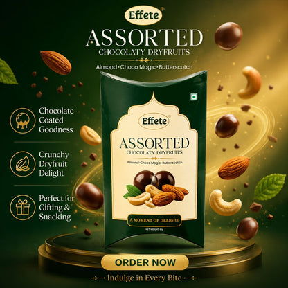 Assorted Chocolaty Dryfruits  Almond Choco Magic  Butterscotch 60g