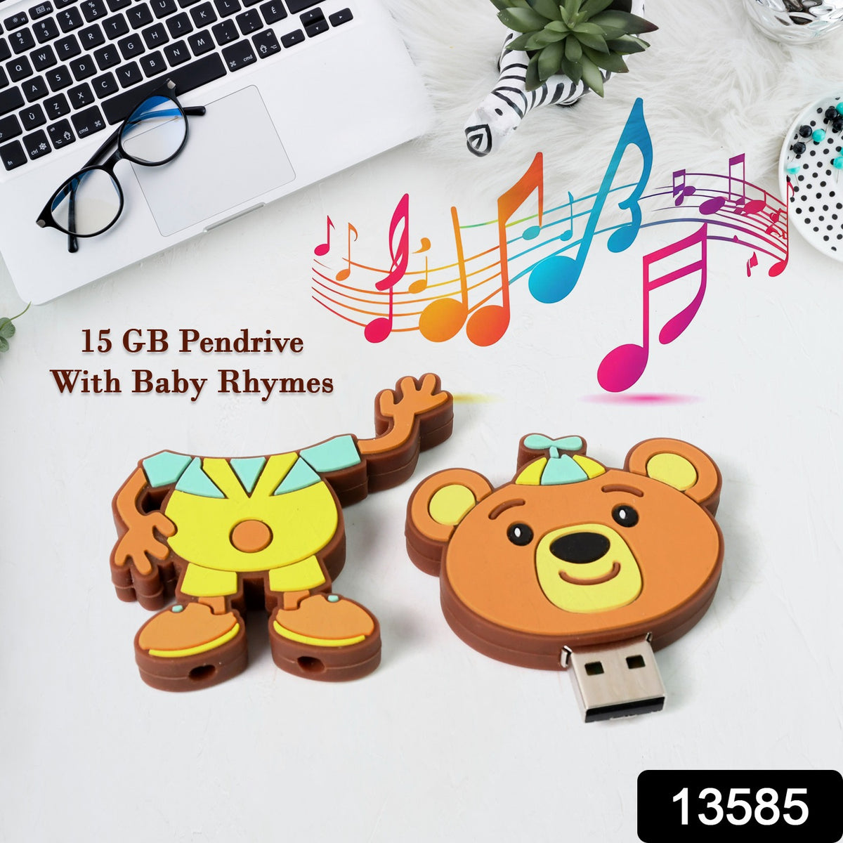 Cartoon Pendrive Baby Rhymes Pendrive 15 Gb