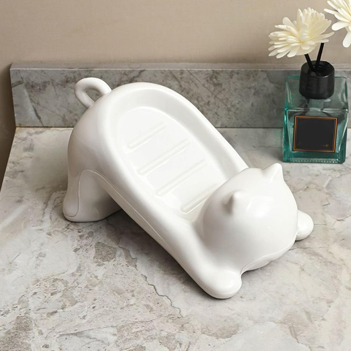 Cartoon Animal Shape Soap Dish Holder (1  Pc)